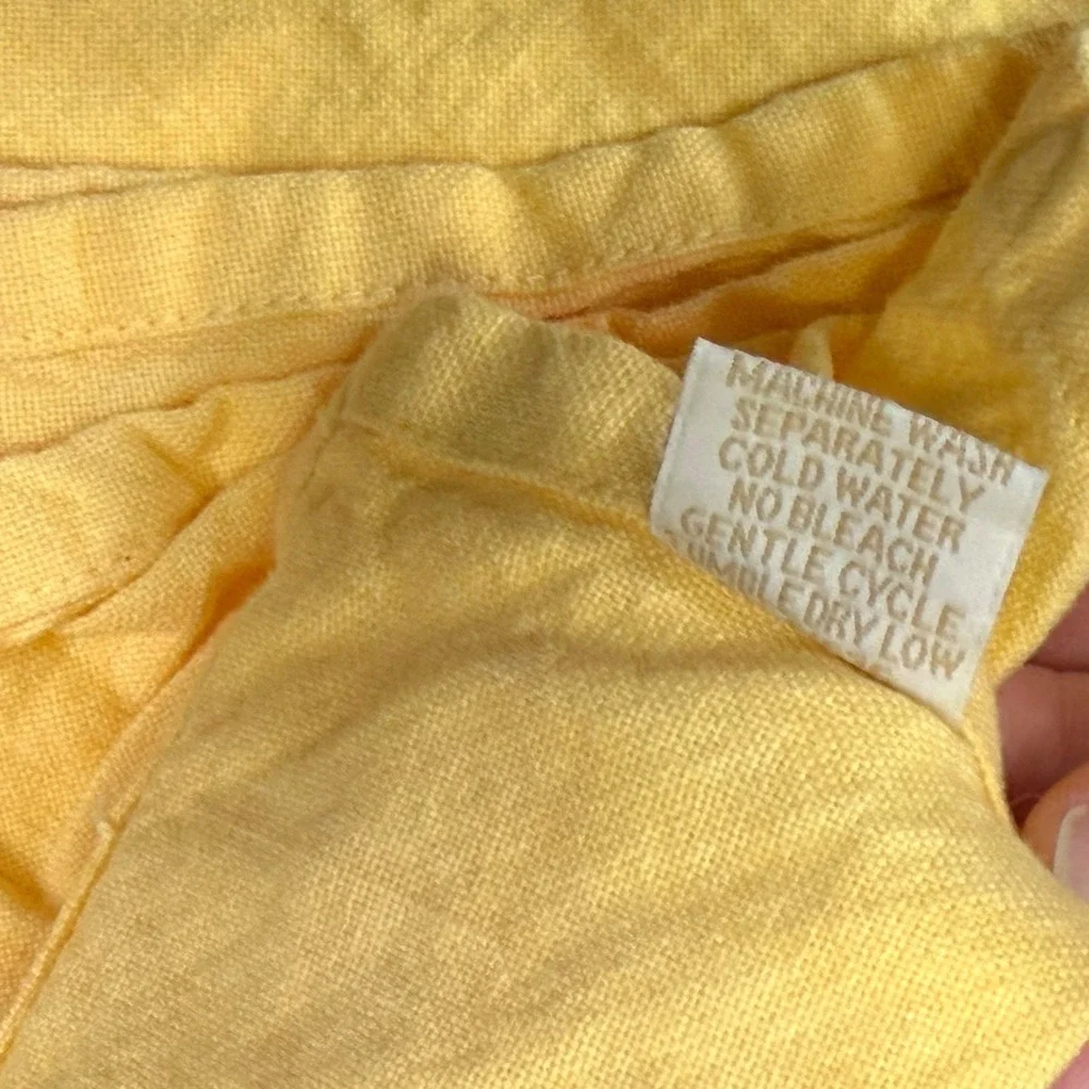 Xochi 18.5x18.5 Yellow Cloth Napkin Set 6pc Cotton Square Table Linens